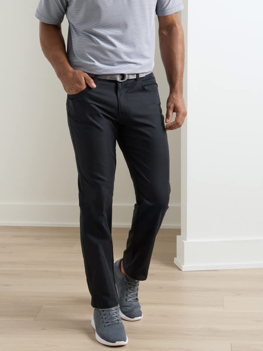 Peter Millar eb66 Performance Five Pocket Pant 38x32 Black Golf Business Casual